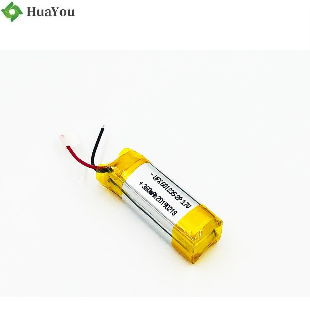  360mAh Li-ion Battery With Wire 