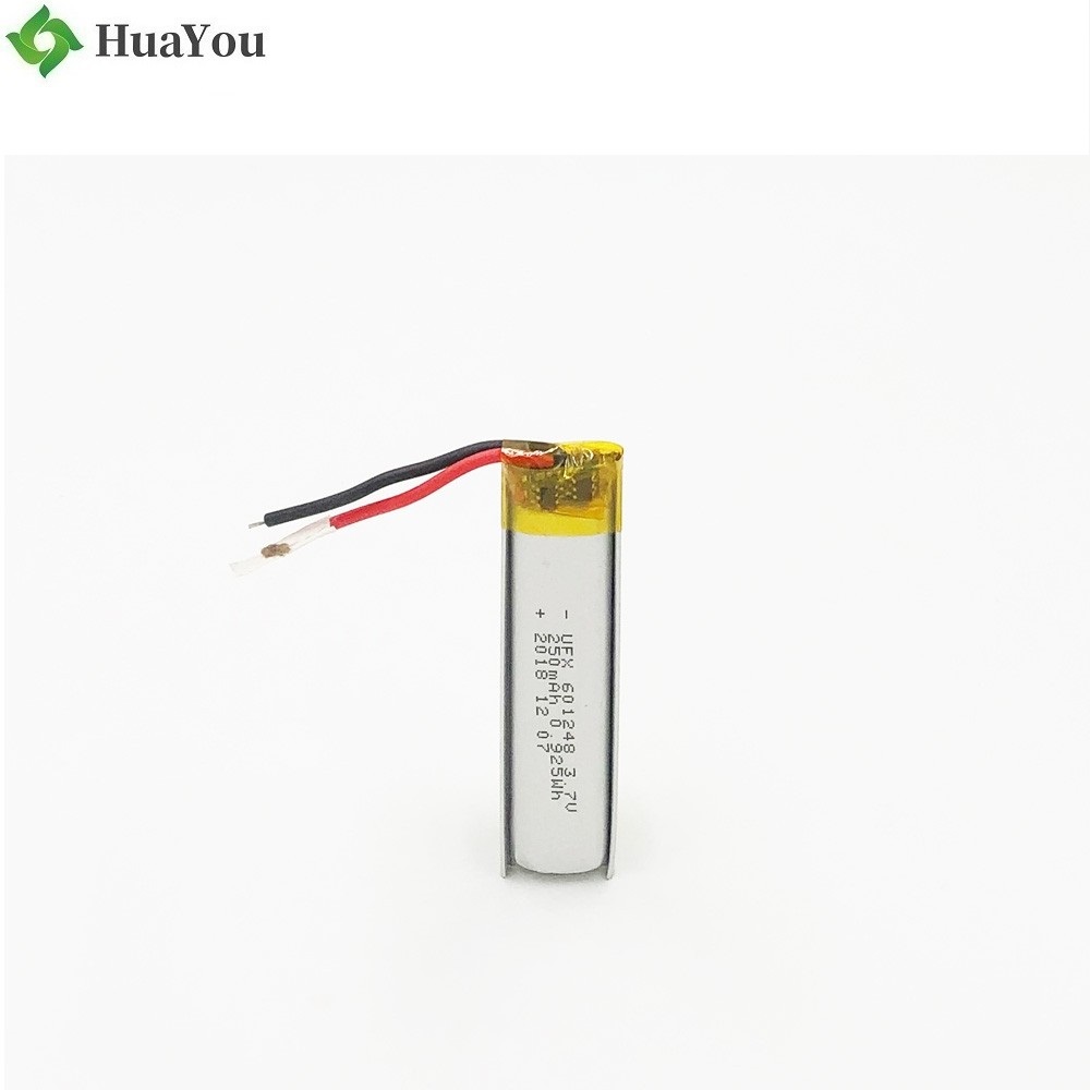 601248 3.7V Li-Polymer Battery
