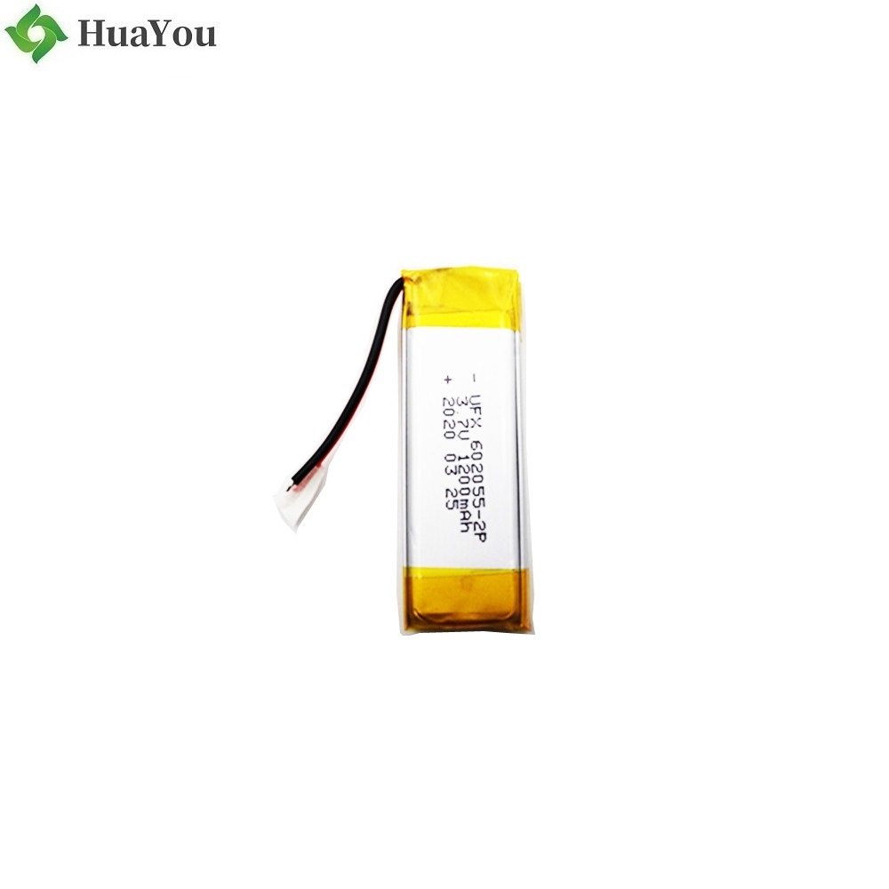 602055-2P 1200mAh 3.7V Lipo Battery