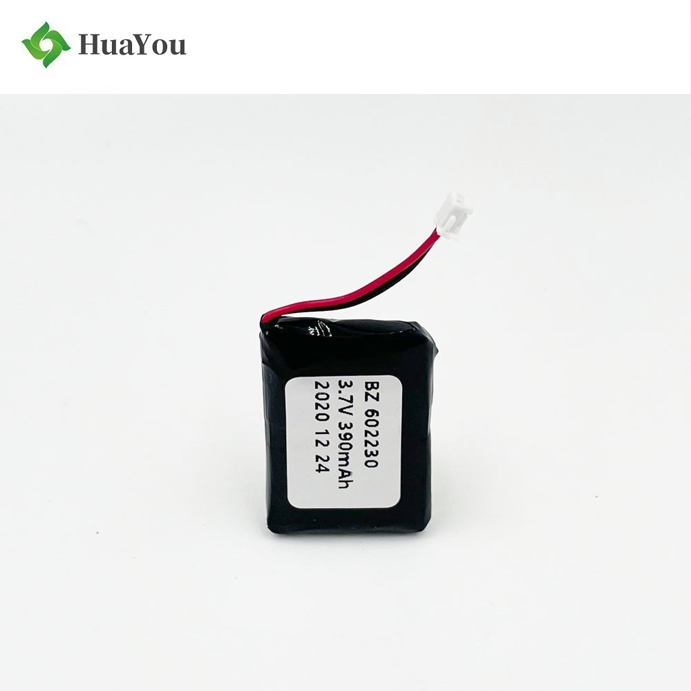 390mAh Bluetooth Earphone Lipo Battery