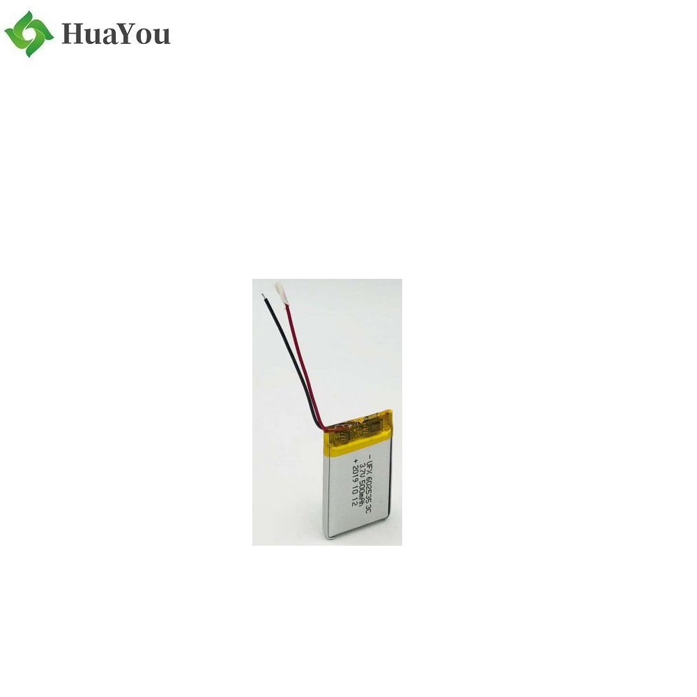 602535 3C 3.7V 500mAh Lithium Polymer Battery 