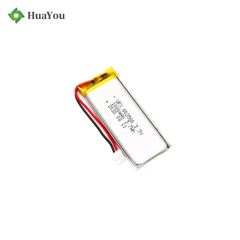 602560 1000mAh 3.7V Lithium Polymer Battery