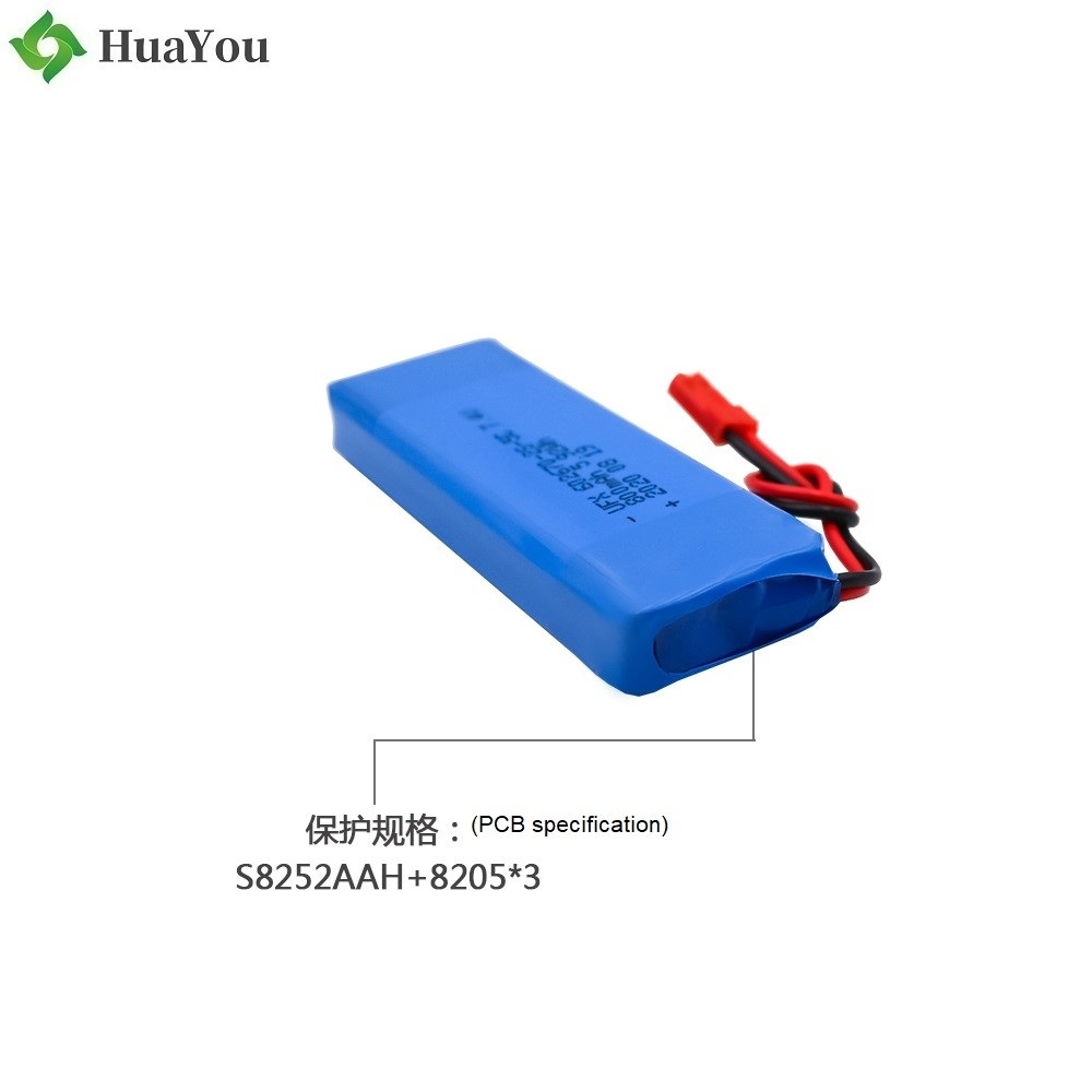 602670-2S 800mAh 7.4V 5C Li-polymer Battery