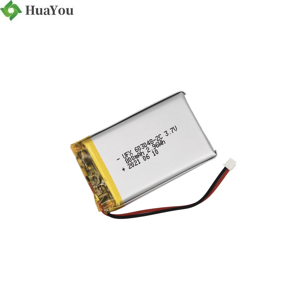 603048 3.7V 800mAh 2C Discharge Lipo Battery