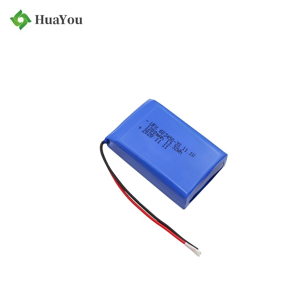 1200mAh 11.1V Hair Dryer Lithium Polymer Battery