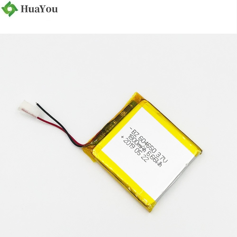 604650 1800mAh 3.7V Li-Polymer Battery