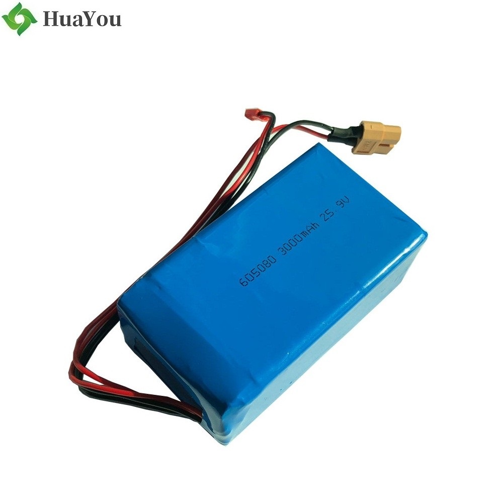 605080 7S 25.9V 3000mAh Polymer Li-ion Battery Pack