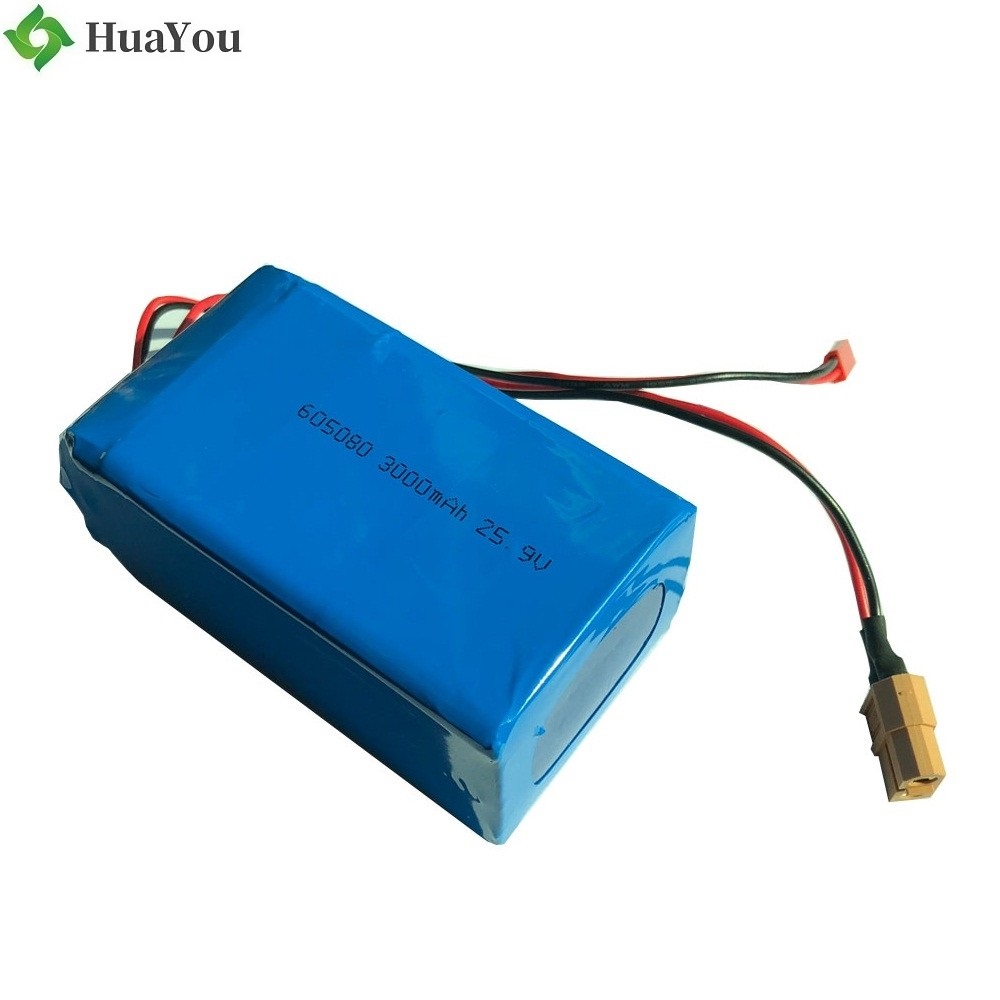 605080 7S 25.9V 3000mAh Polymer Li-ion Battery Pack