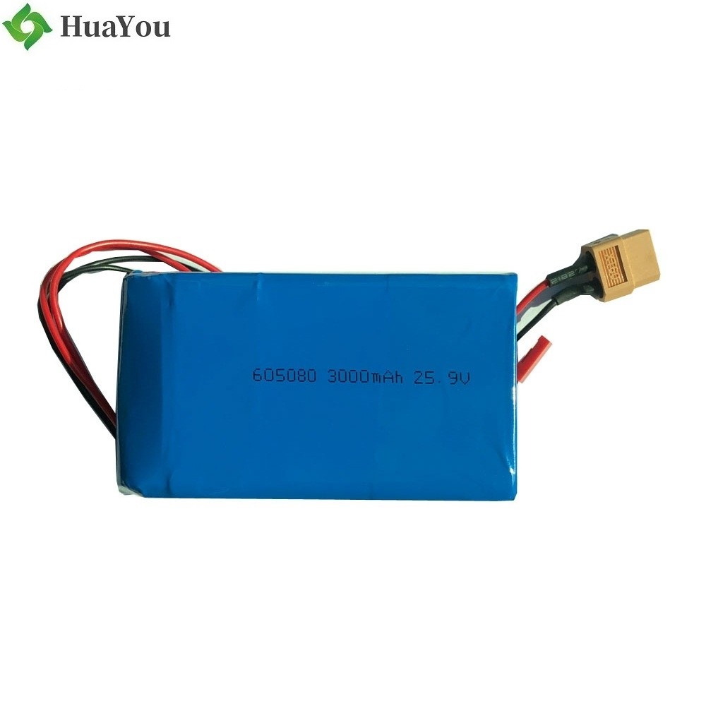605080 7S 25.9V 3000mAh Polymer Li-ion Battery Pack