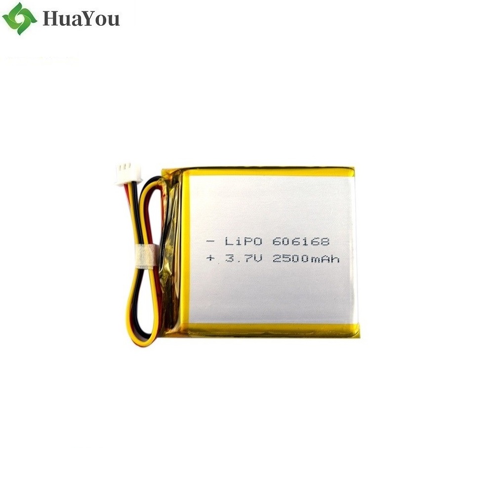 3.7V 2500mAh Rechargeable Lipo Battery