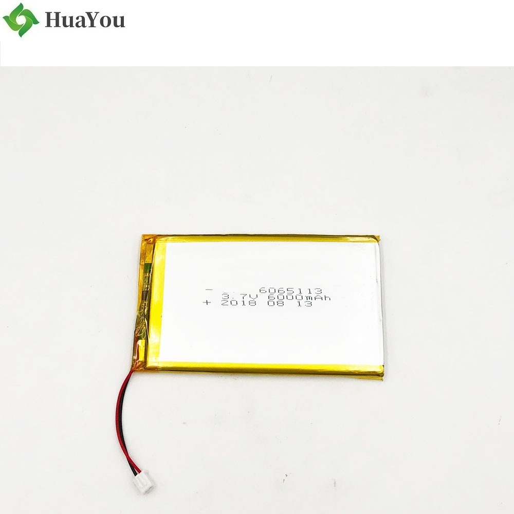6065113 6000mAh 3.7V Lipo Battery 