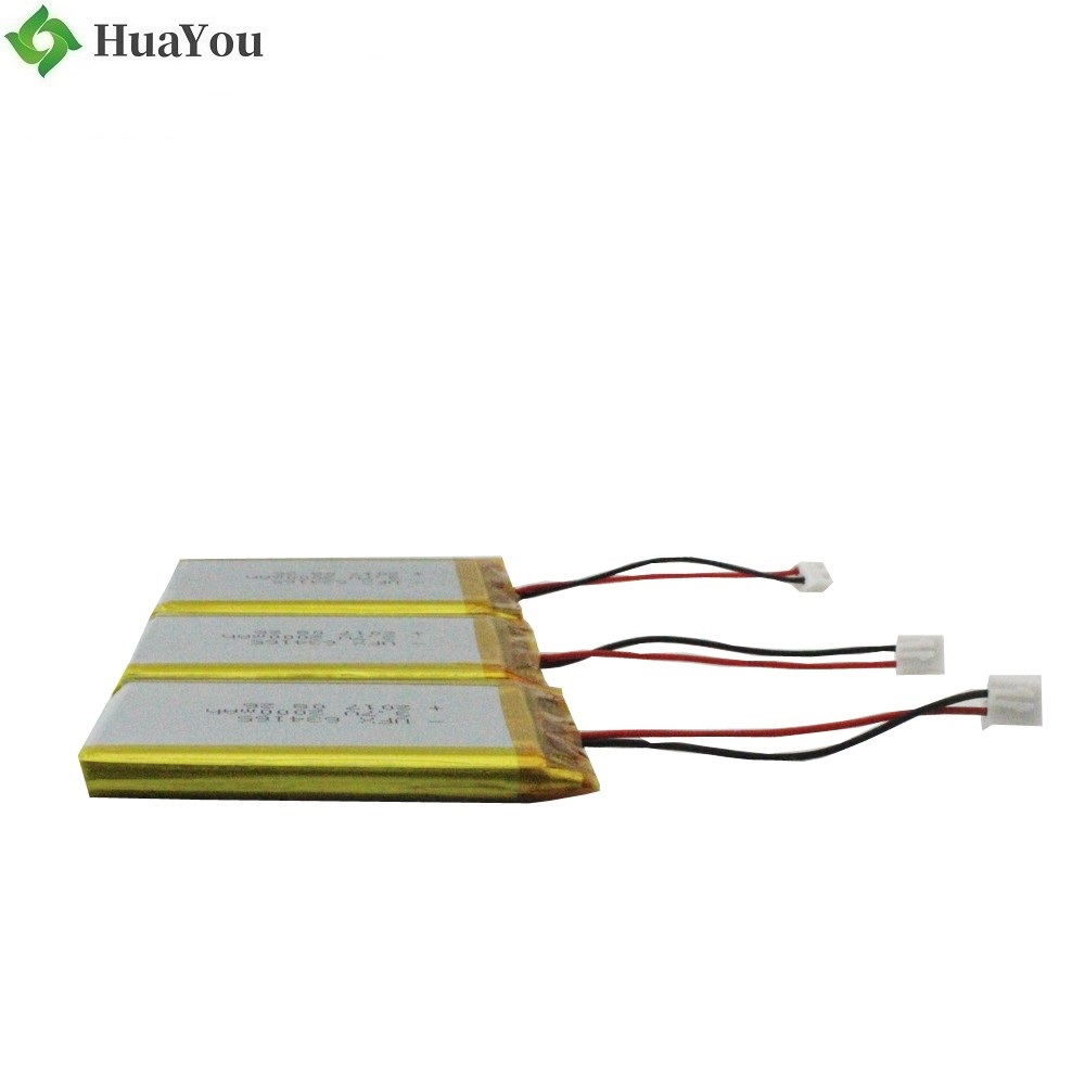 634165 2000mAh 3.7V Lipo Battery