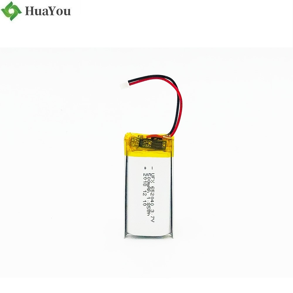 500mAh Lipo Battery With Wire And Plug