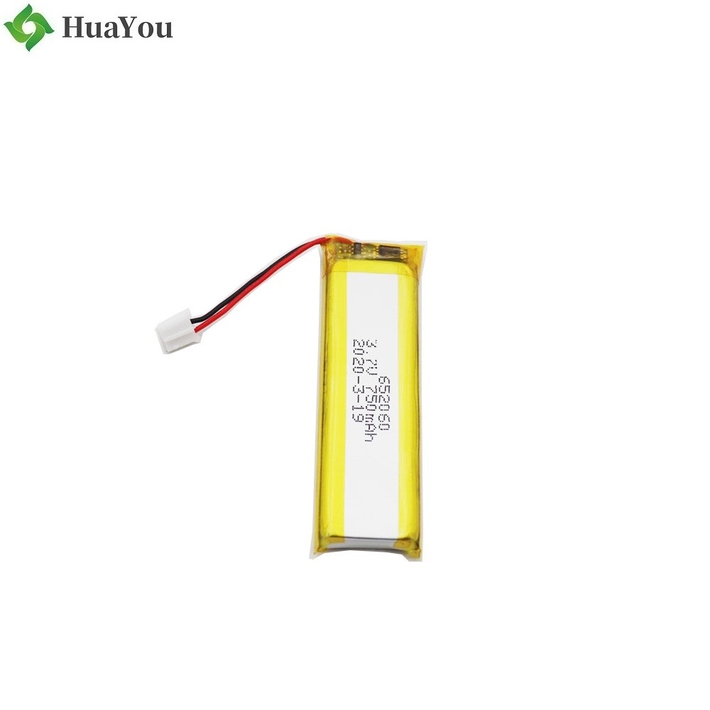 652060 750mAh 3.7V Li-Polymer Battery 
