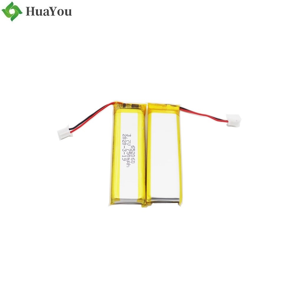 652060 750mAh 3.7V Li-Polymer Battery 