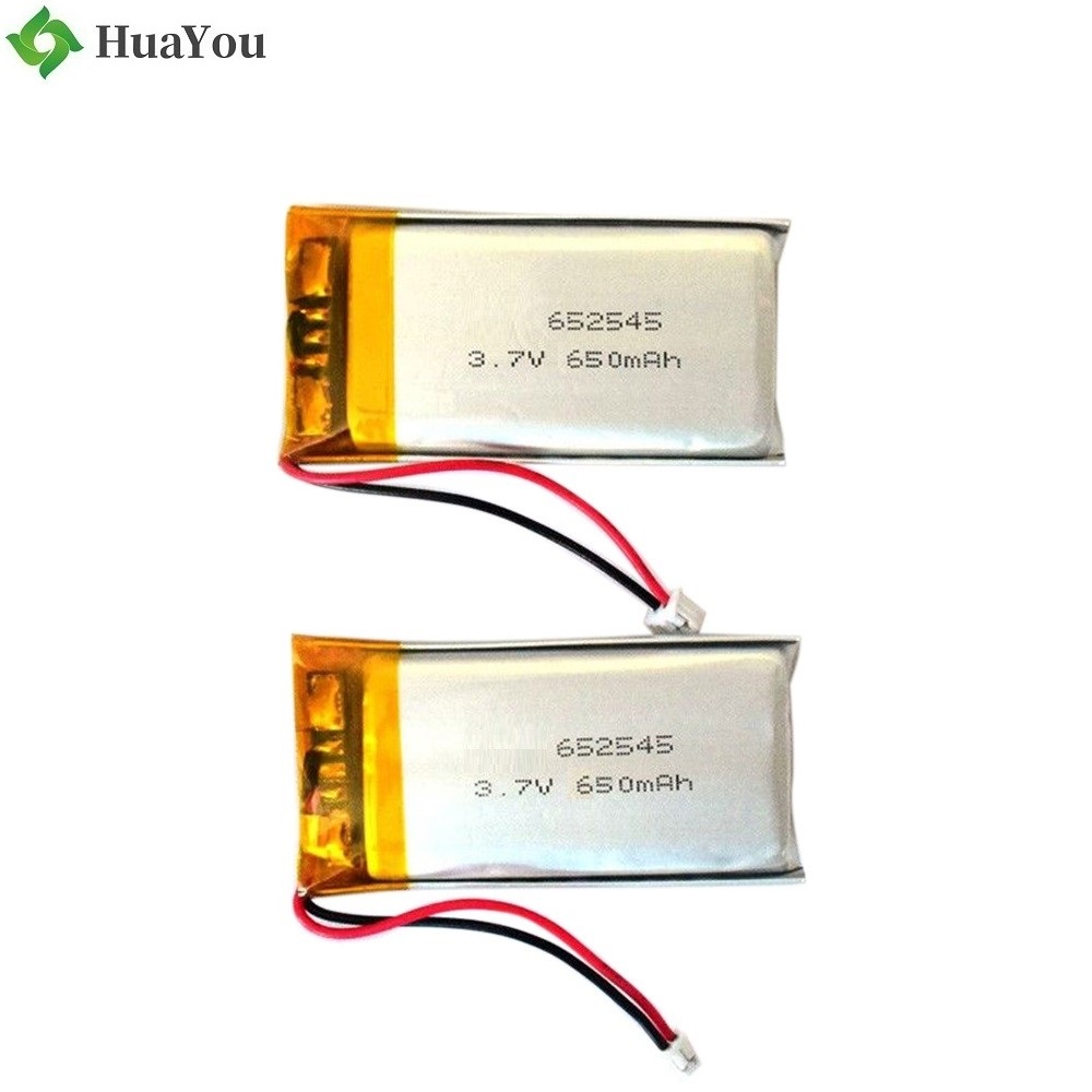 652545 650mAh 3.7V Lipo Battery with KC certification 