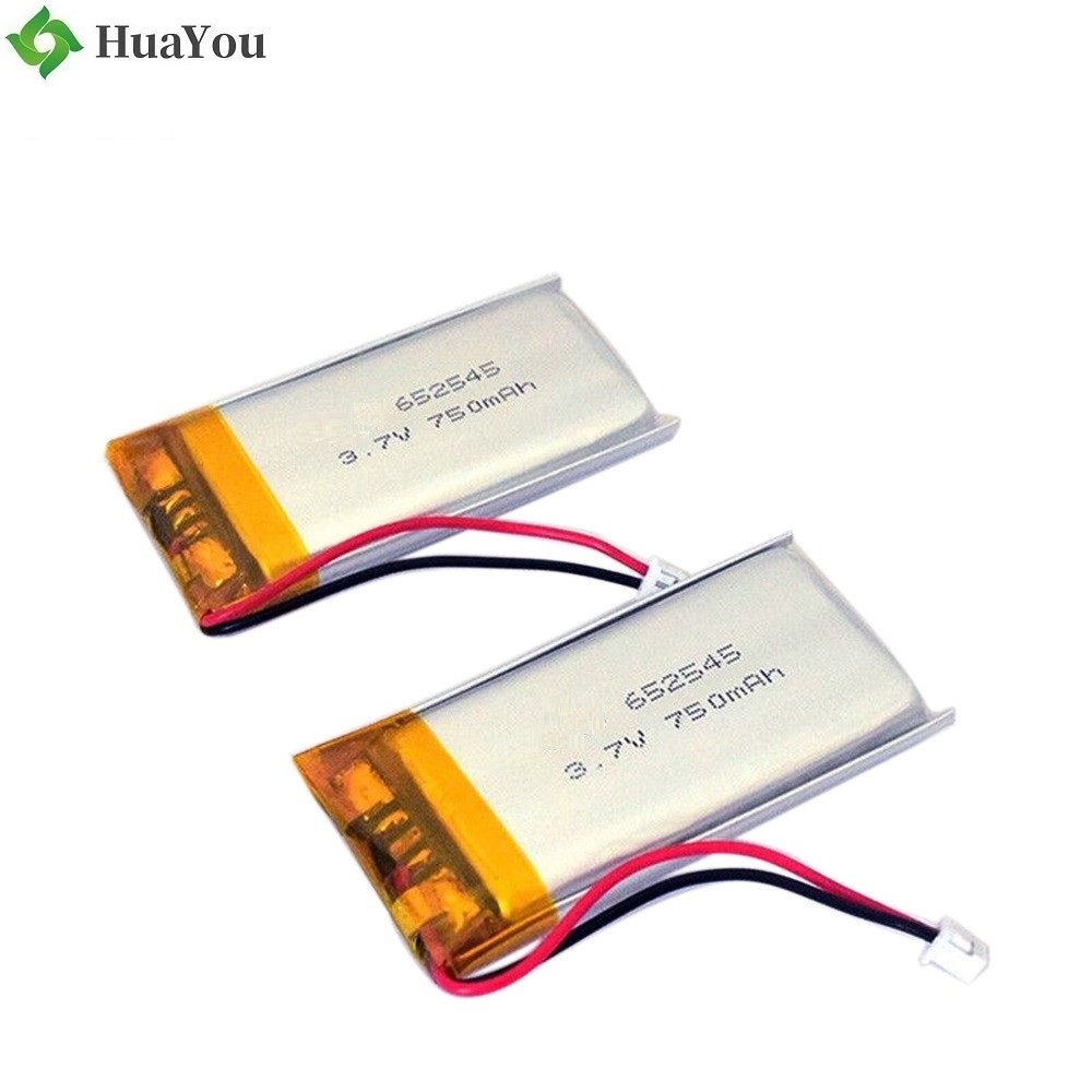 652545 650mAh 3.7V Lipo Battery with KC certification 