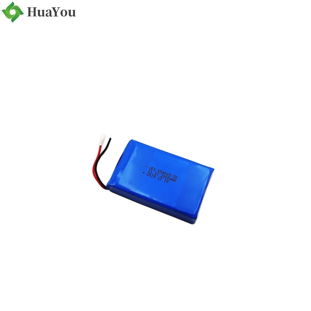 654065 2000mAh 11.1V Li-Polymer Battery
