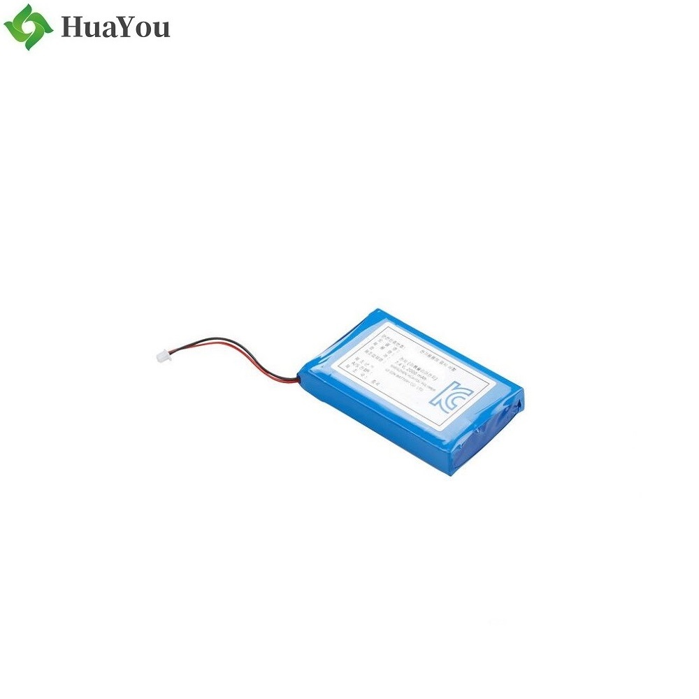 654165 7.4V 2000mAh Rechargeable Lipo Battery