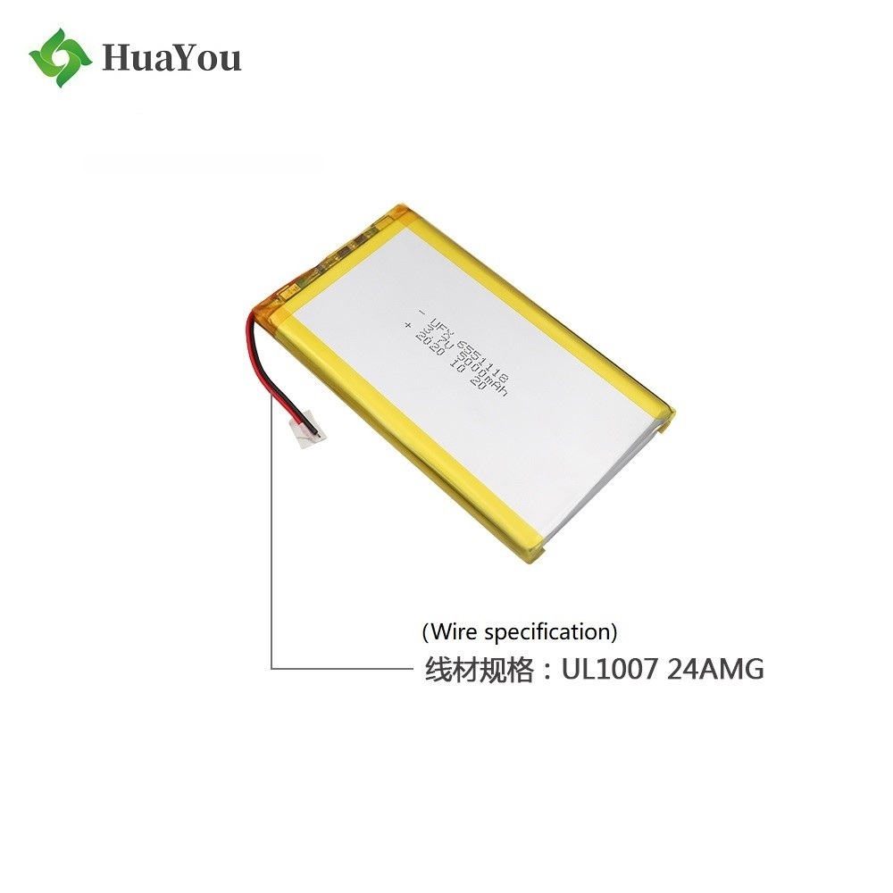 High Safety 5000mAh Rechargeable Li-Polymer Battery