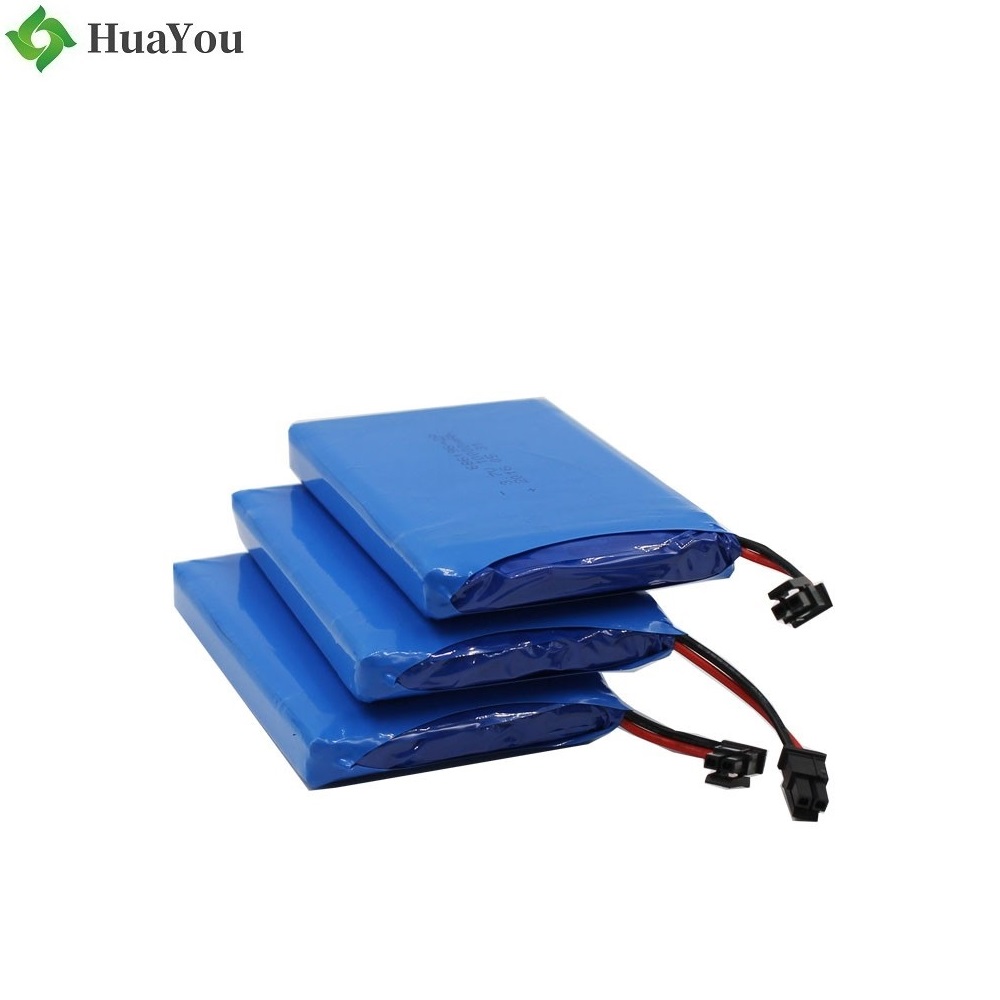  686196 2P 10000mAh 3.7V Li-ion Polymer Battery Packs