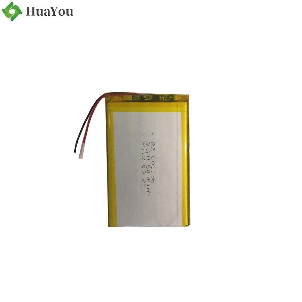 686196 5000mah 3.7V Li-polymer Battery 