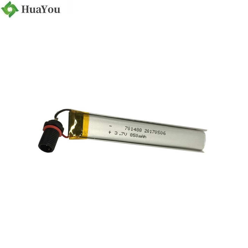 701488 850mah 3.7V Lipo Battery