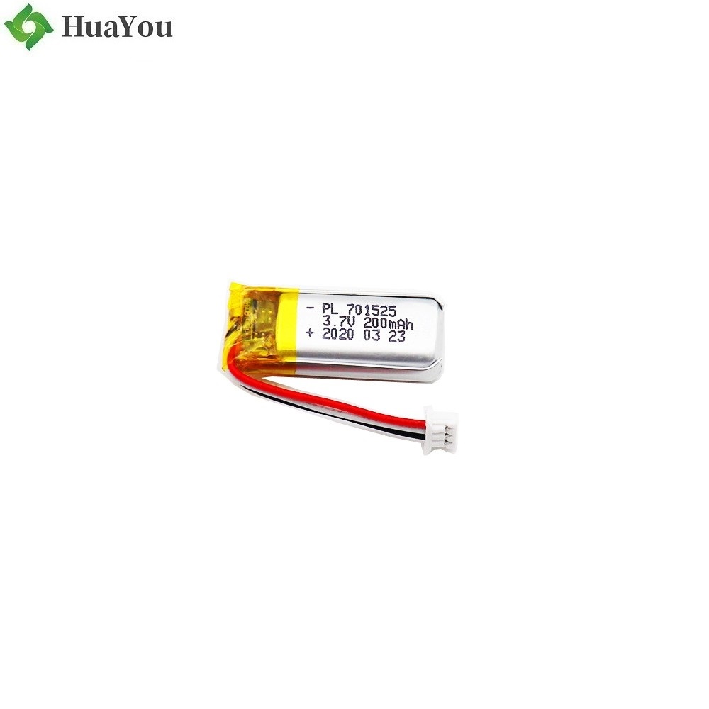 200mAh For Recording Pen Li-Polymer Battery 