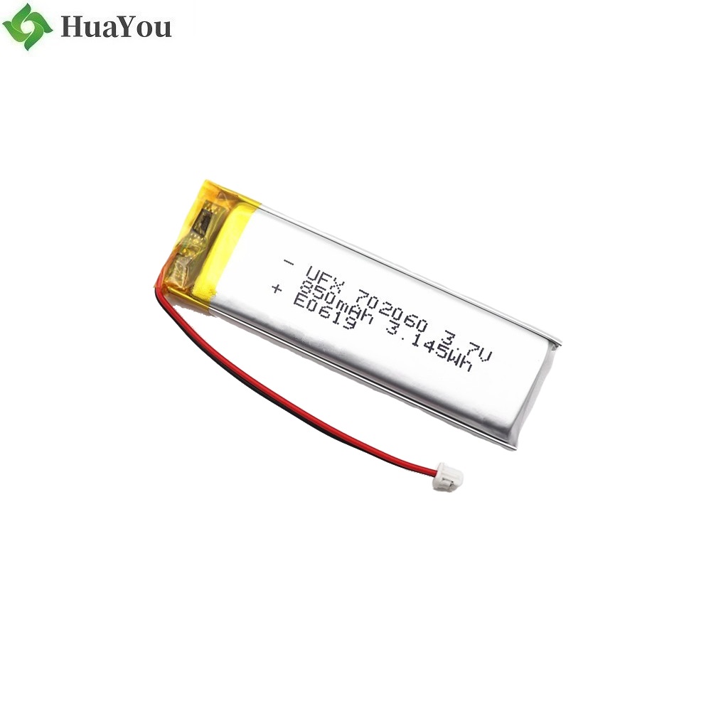 850mAh Li-polymer Battery for Fluorescent Lights