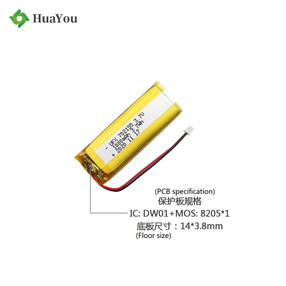 Wholesale Newest 1000mAh Lithium Polymer Battery