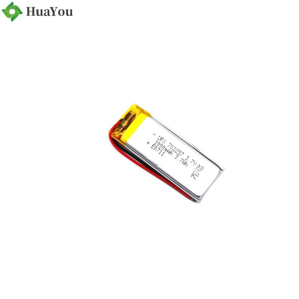 702257 1000mAh 3.7V Li Polymer Battery With MSDS And KC Certification