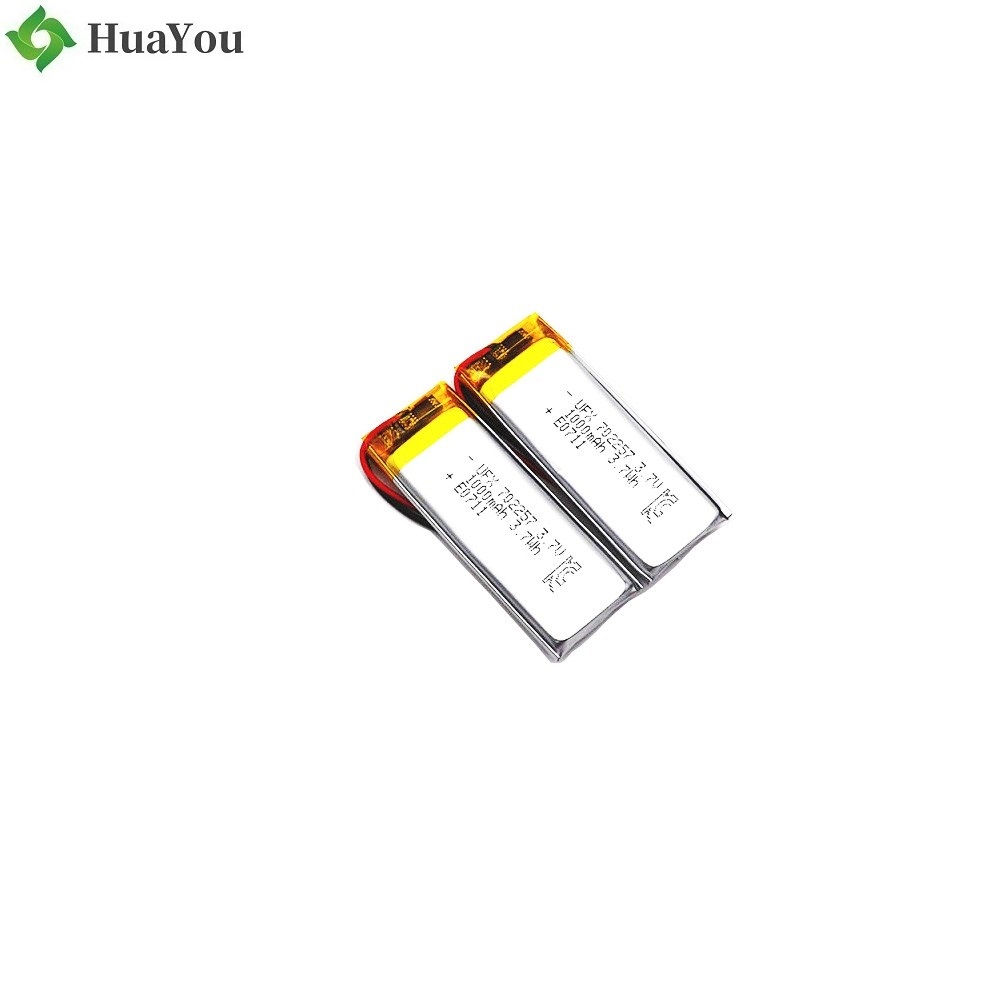 702257 1000mAh 3.7V Li Polymer Battery With MSDS And KC Certification