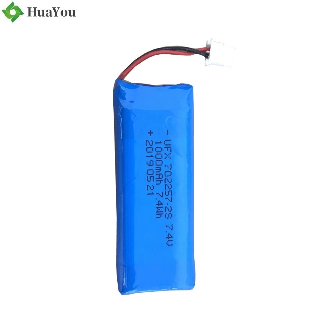 702257-2S 1000mAh 7.4V Li-Polymer Battery 