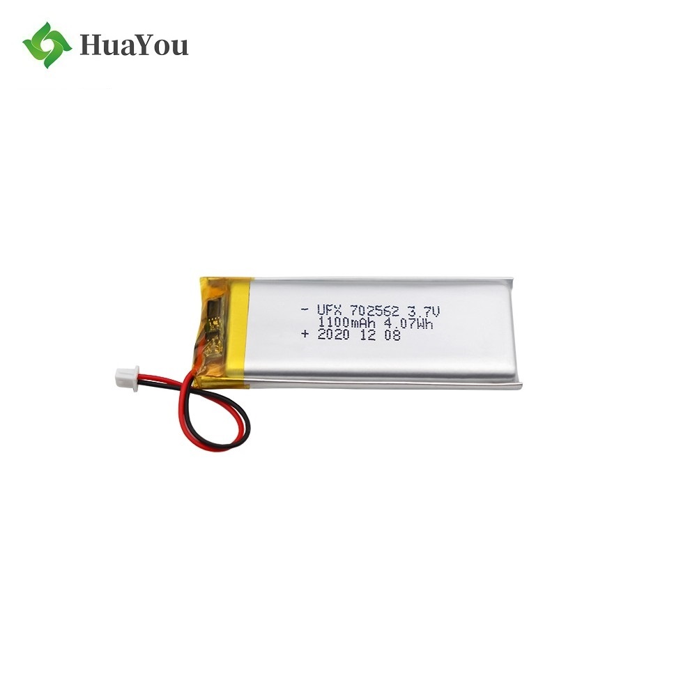1100mAh Rechargeable LED Lamp Lipo Battery