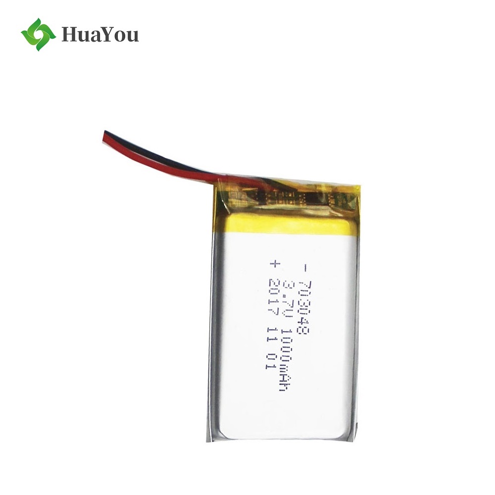 703048 3.7V 1000mAh Lipo Battery