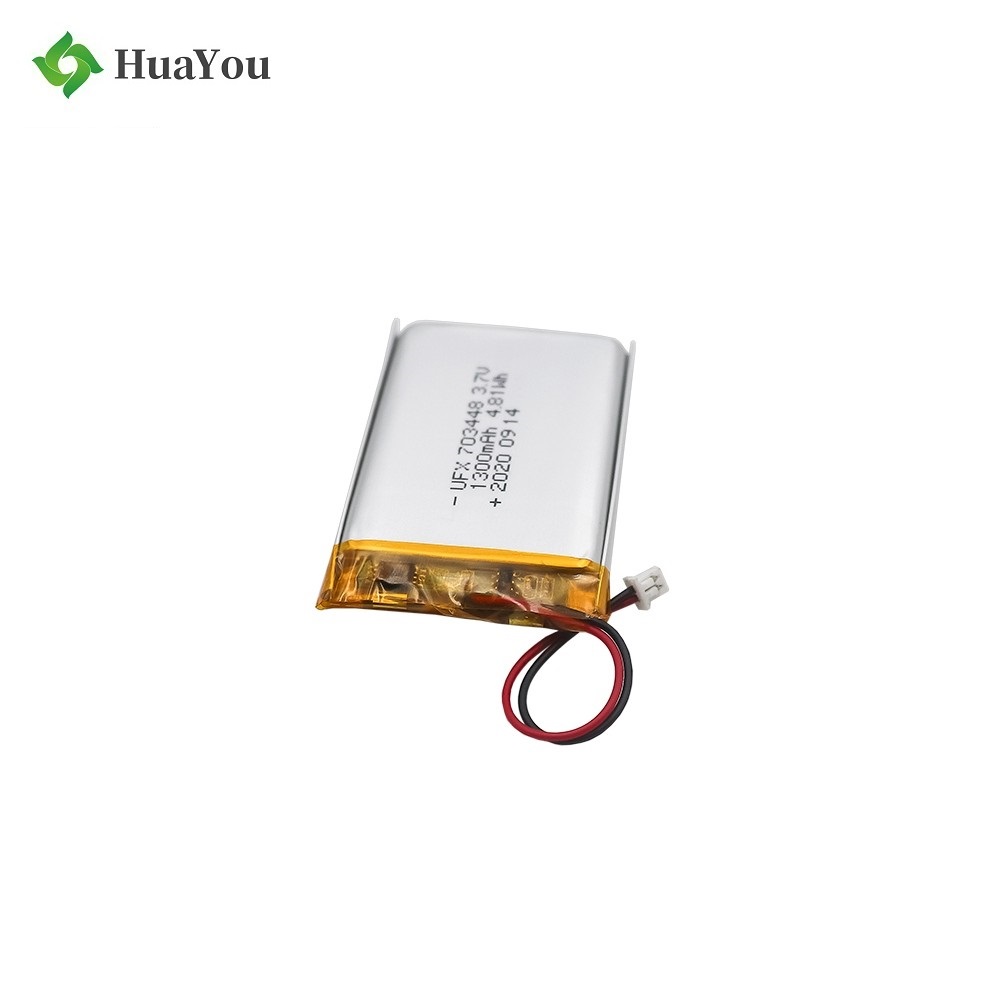 1300mAh Security Alarm Device Li-polymer Battery