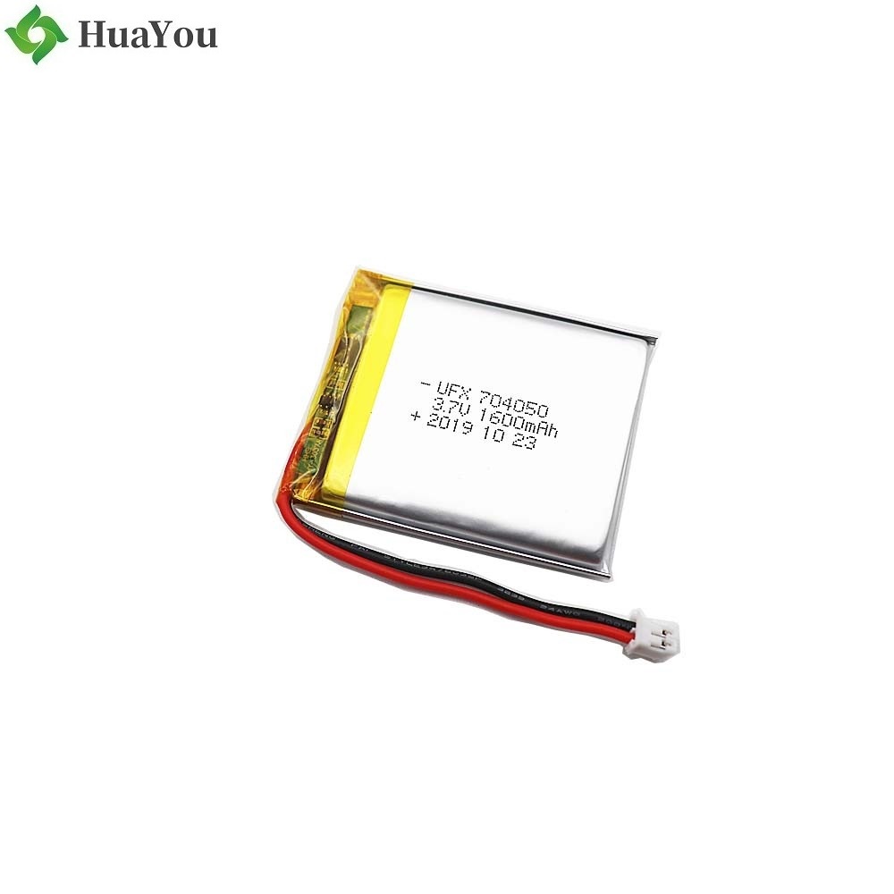 704050 3.7V 1600mAh Li-Polymer Battery