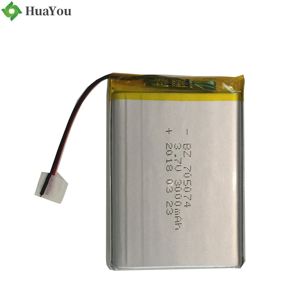 705074 3000mAh 3.7V Lipo Battery