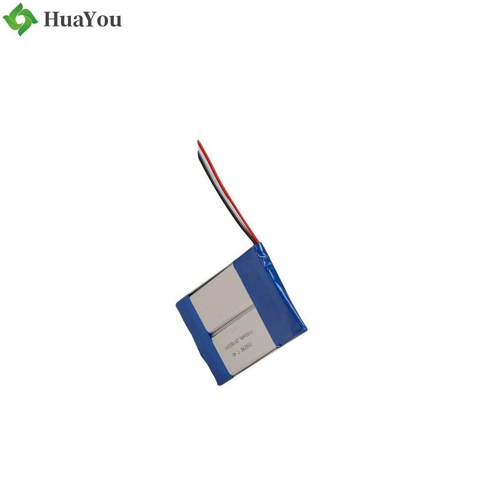 705295 1100mah 7.4V Rechargeable Li-ion Polymer Battery