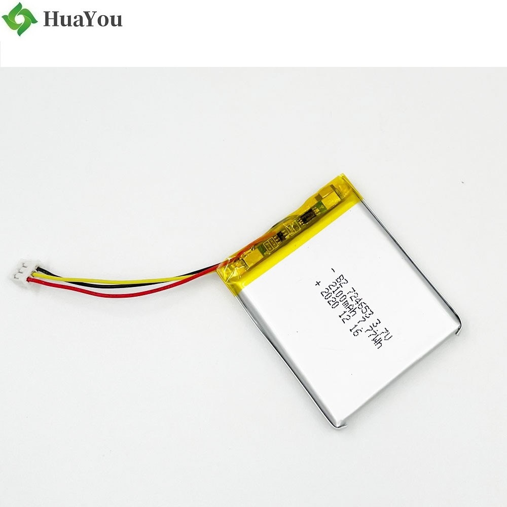 724653 3.7V 2100mAh Li-Polymer Battery