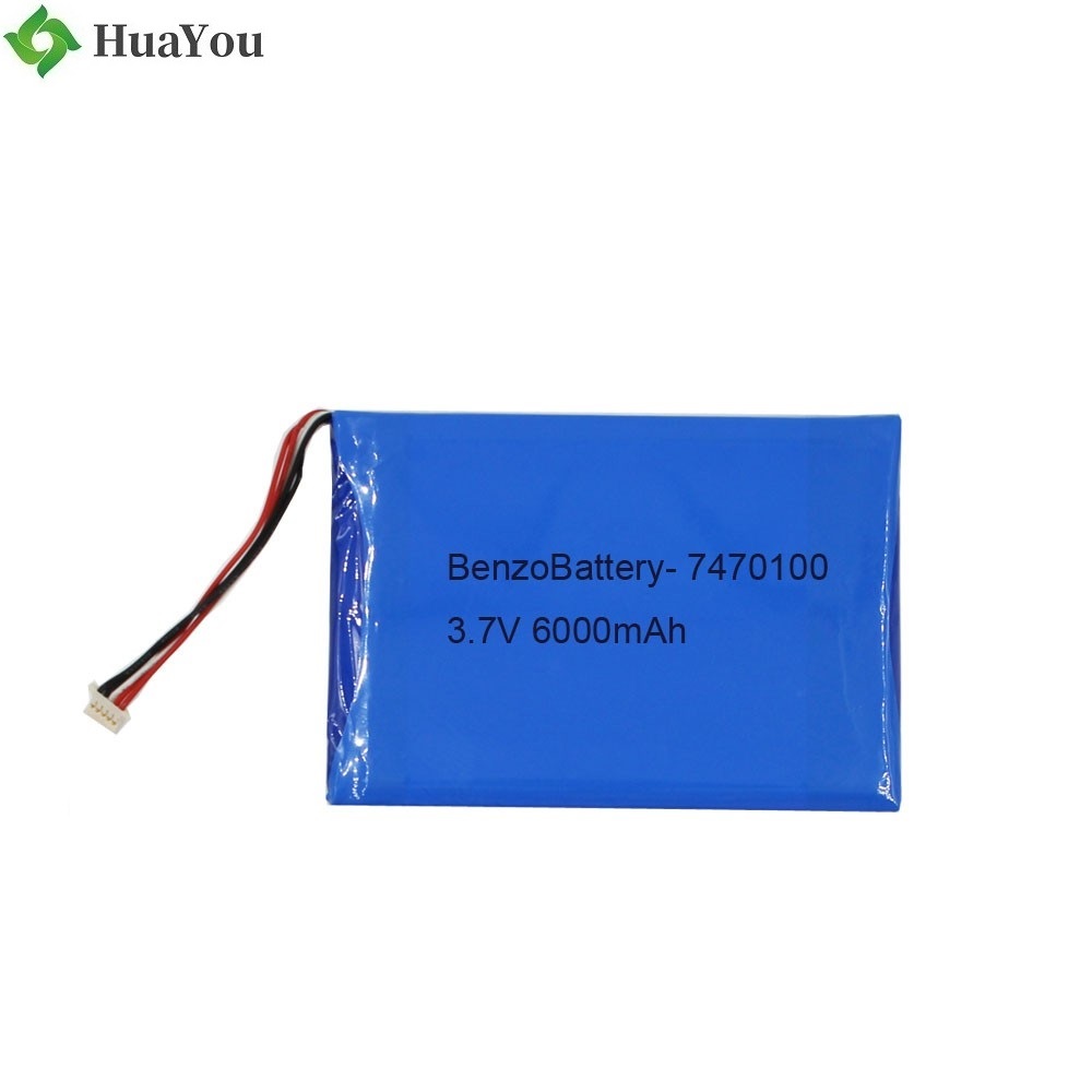 7470100 6000mah 3.7V Lipo Battery For Medical Products