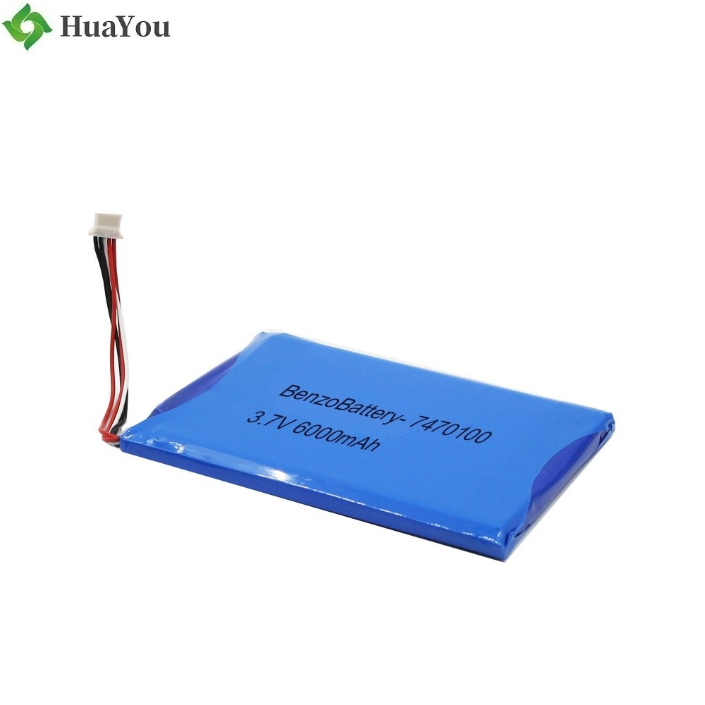 7470100 6000mah 3.7V Lipo Battery For Medical Products