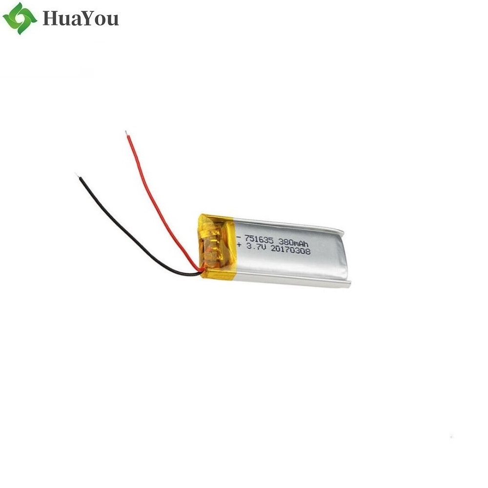 380mAh Battery For Intelligent Wearable Device