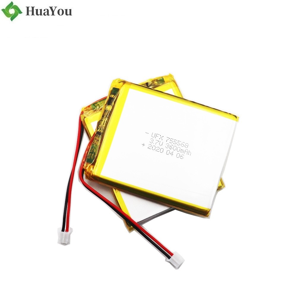 755568 3600mAh 3.7V Li-Polymer Battery