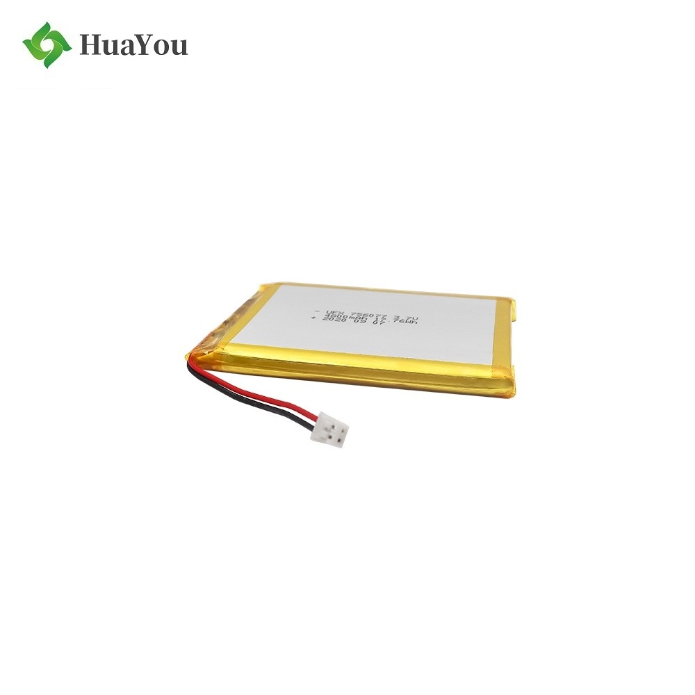 756077 4800mAh 3.7V Lithium Polymer Battery