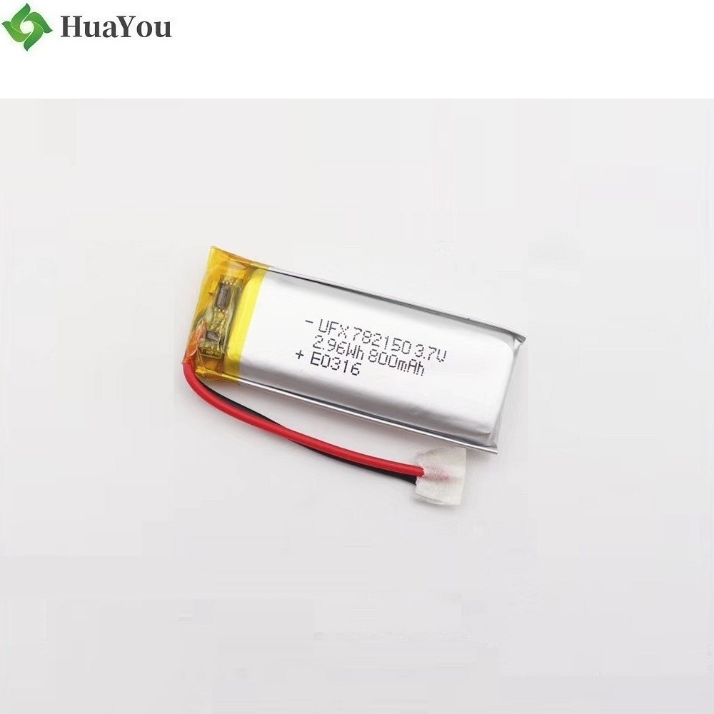 782150 800mAh 3.7V Rechargeable LiPo Battery