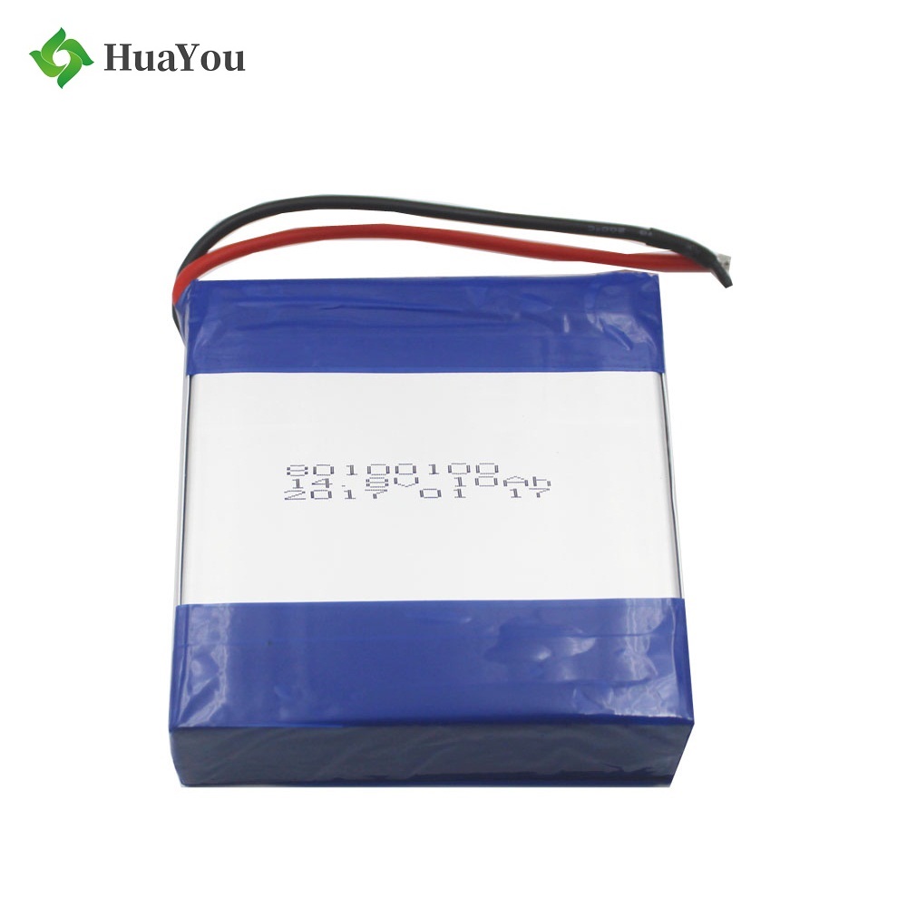 14.8V 10Ah Rechargeable Polymer Li-ion Battery