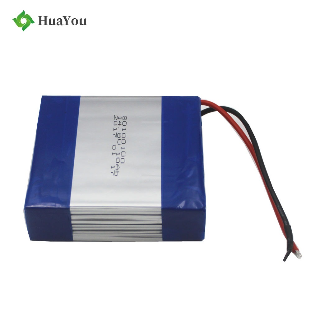 80100100 4S 14.8V 10Ah 2C Lipo Battery Pack