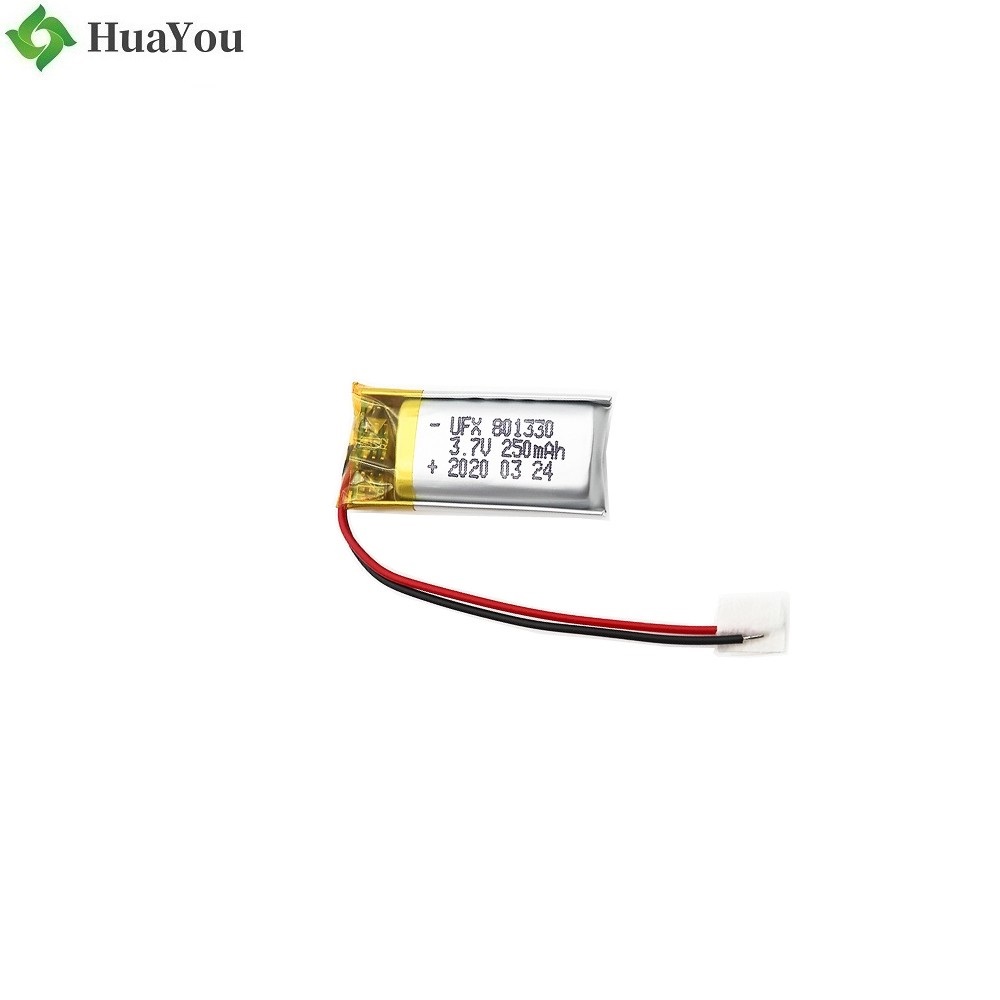 250mAh For Fingerprint Lock Lipo Battery