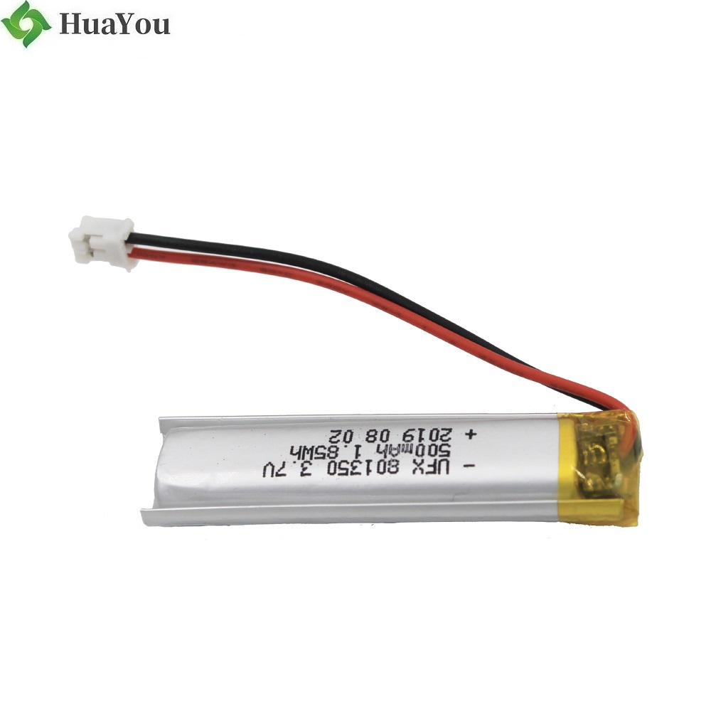 801350 500mAh 3.7V Rechargeable Lithium Polymer Batteries